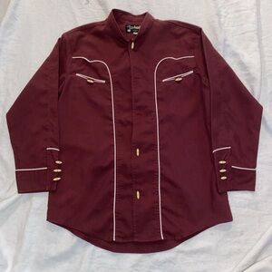 Rodeo Brand Western Shirt Kids Size 12 Missing Some Toggle Buttons